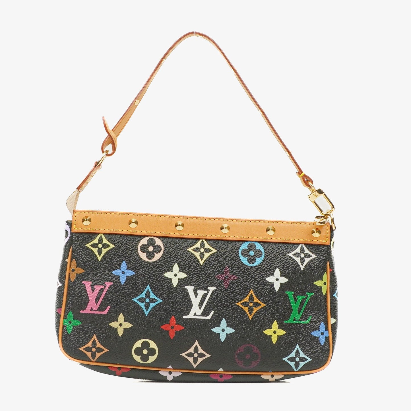 Louis Vuitton Takashi Murakami Pochette Accessoire Multicolor Clutch Handbag