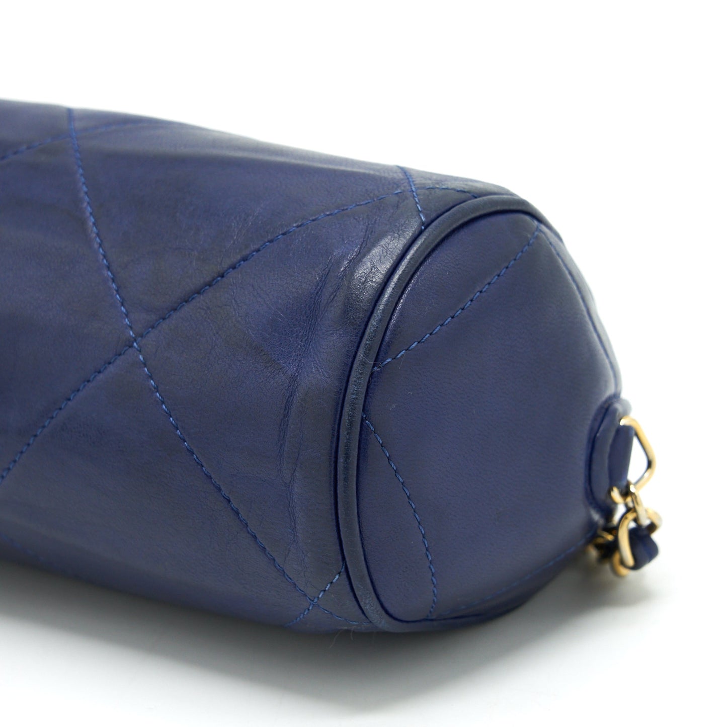 Chanel  Barrel Bag Lambskin Navy