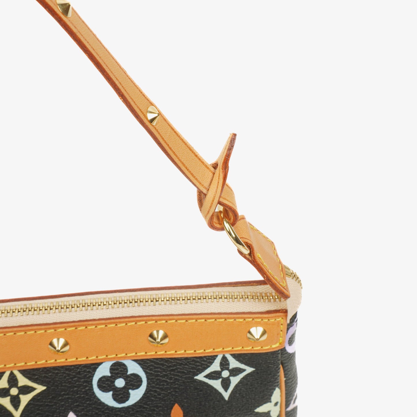 Louis Vuitton Takashi Murakami Pochette Accessoire Multicolor Clutch Handbag