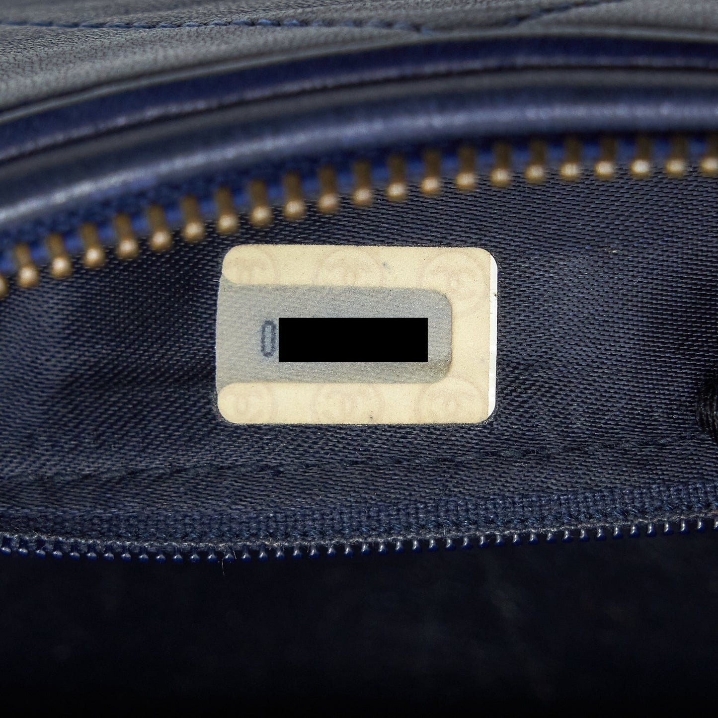 Chanel  Barrel Bag Lambskin Navy
