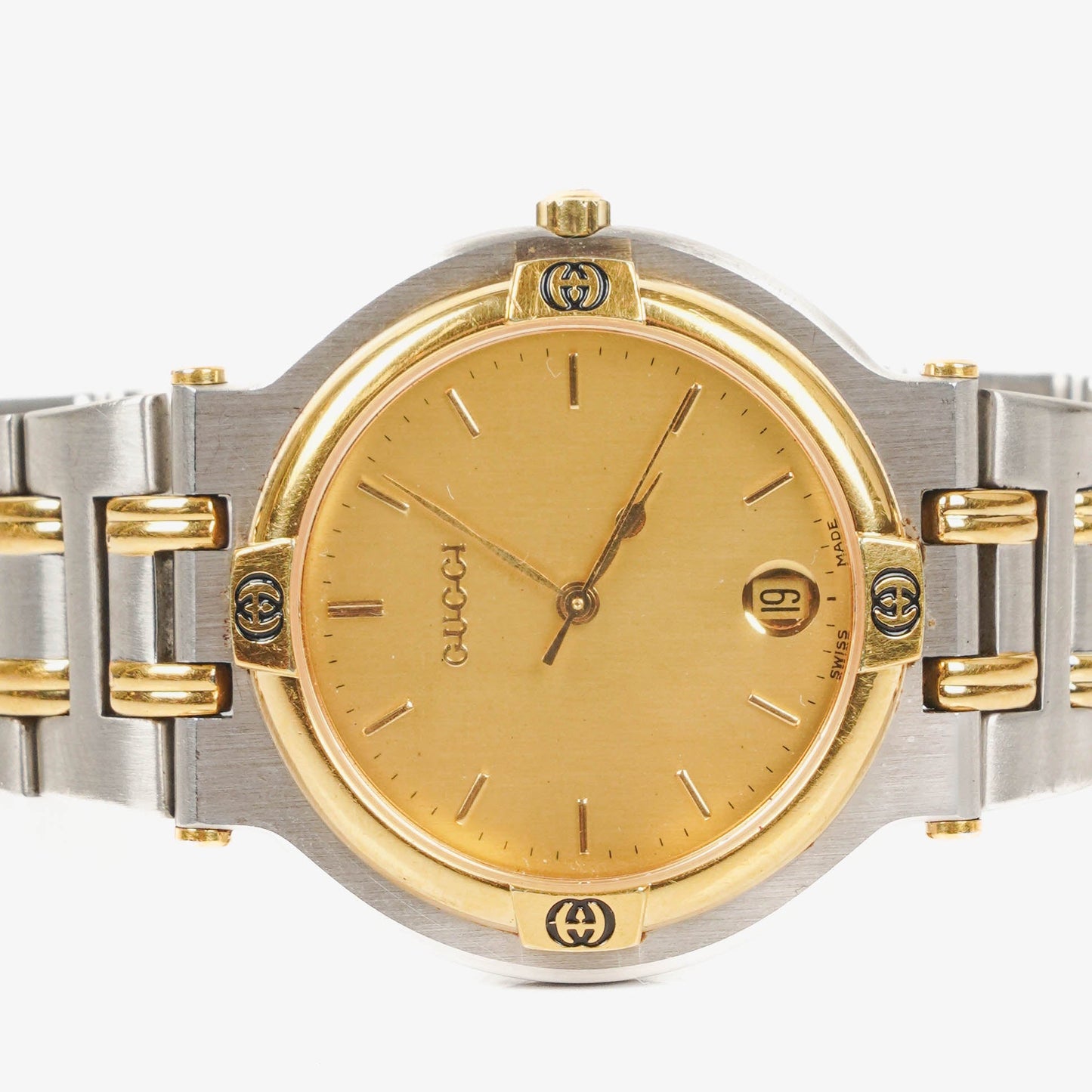 Gucci Two-Tone Stainless Steel 9000G Watch