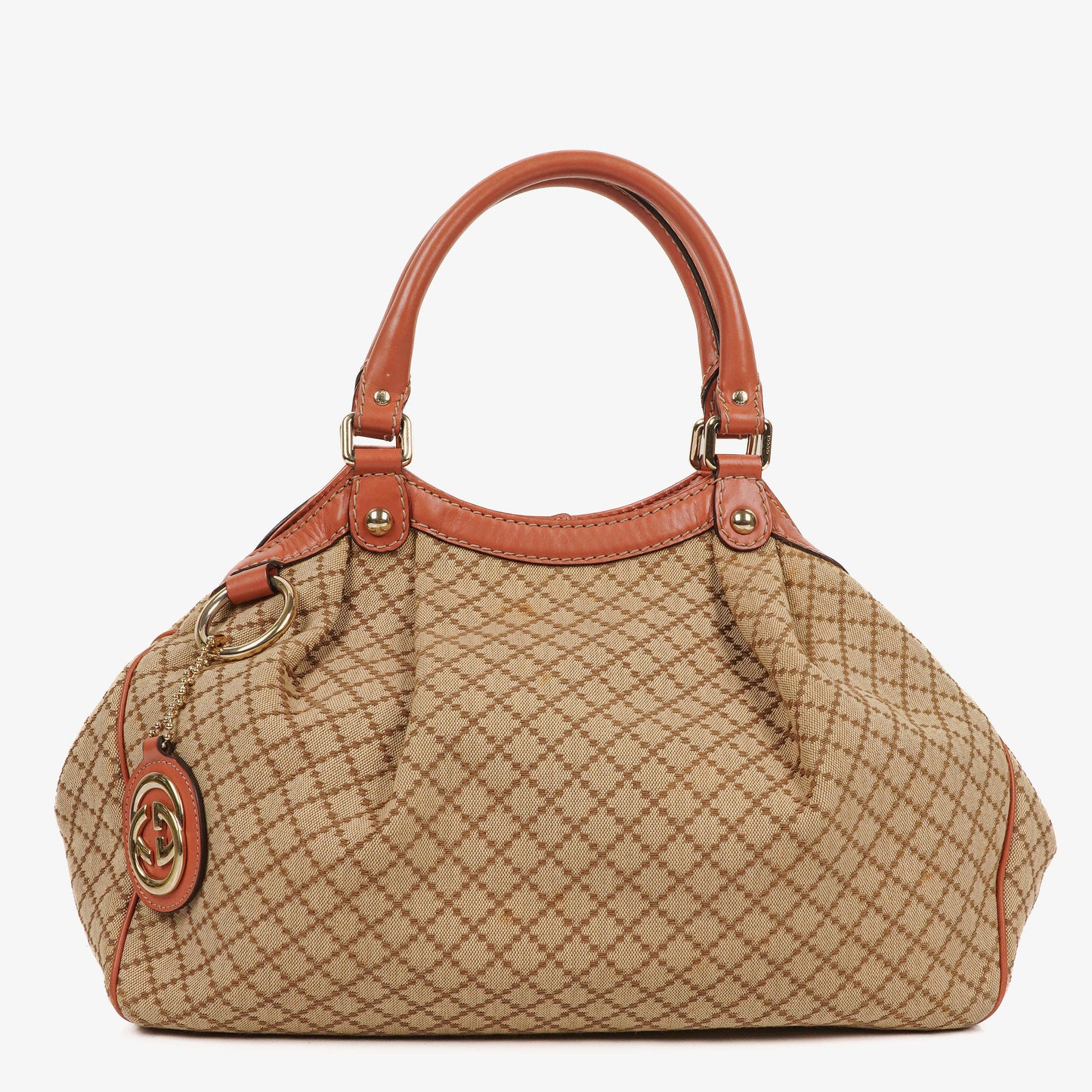 Gucci Sukey Beige Monogram Tote Bag