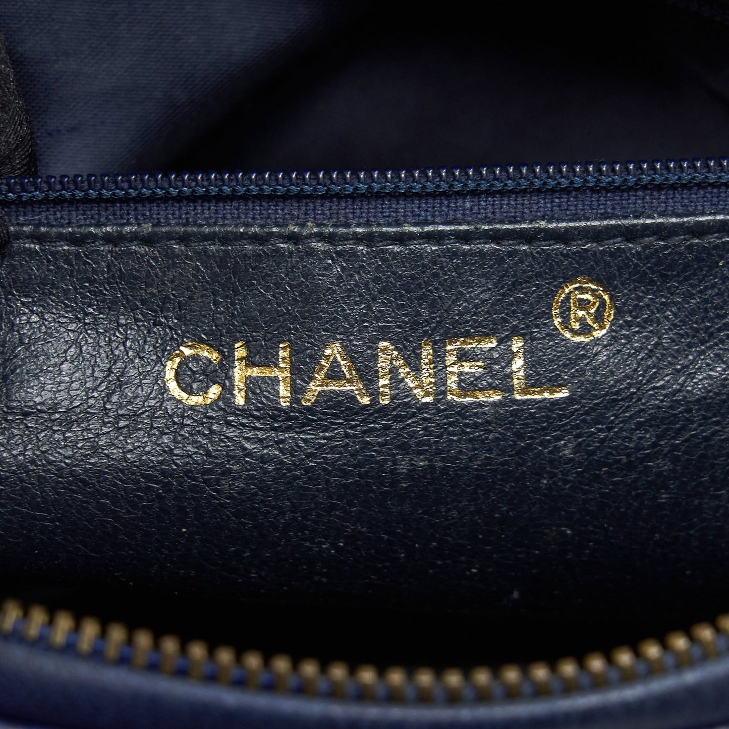 Chanel  Barrel Bag Lambskin Navy
