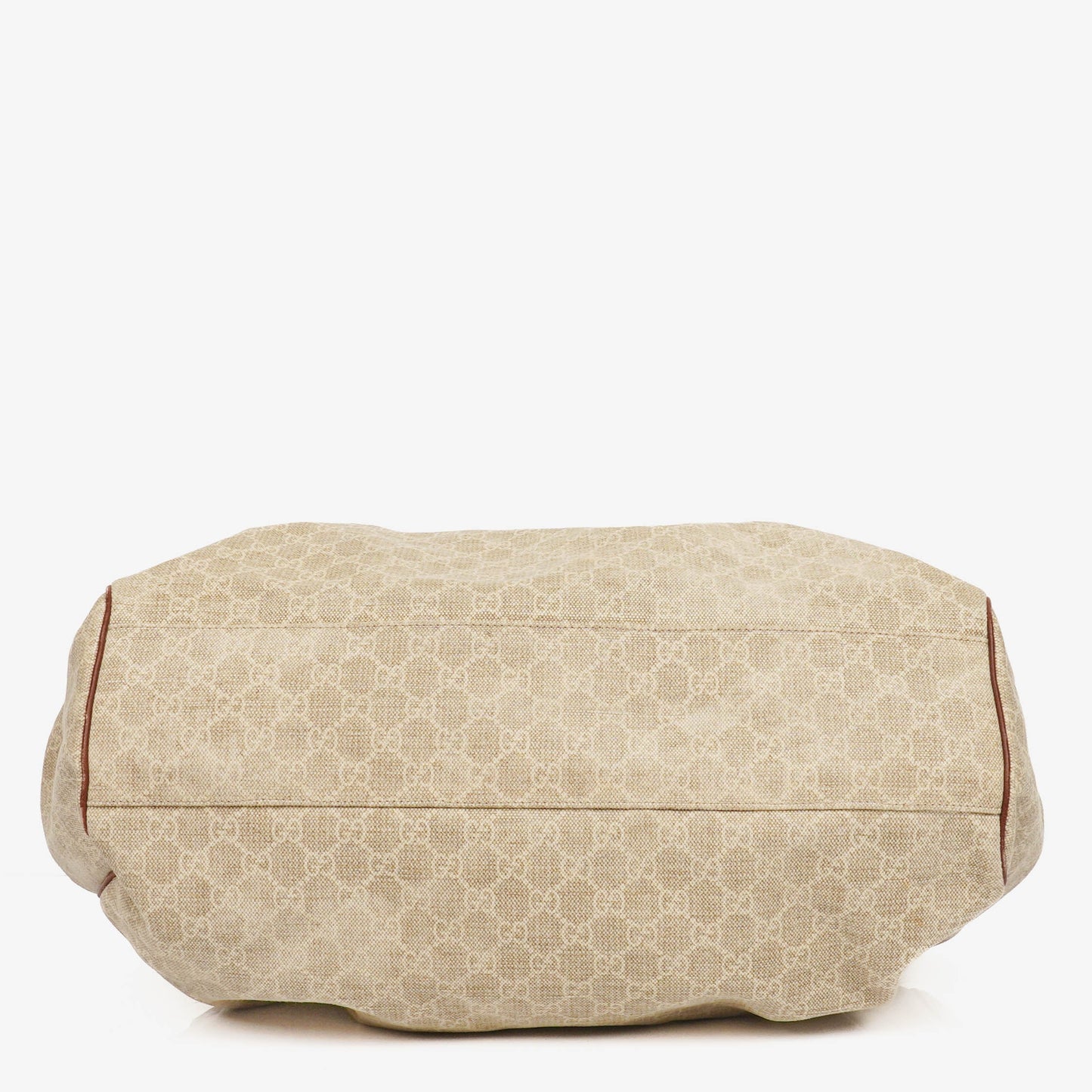 Gucci Beige/Brown Diamante Canvas Sukey Shoulder Hobo Bag