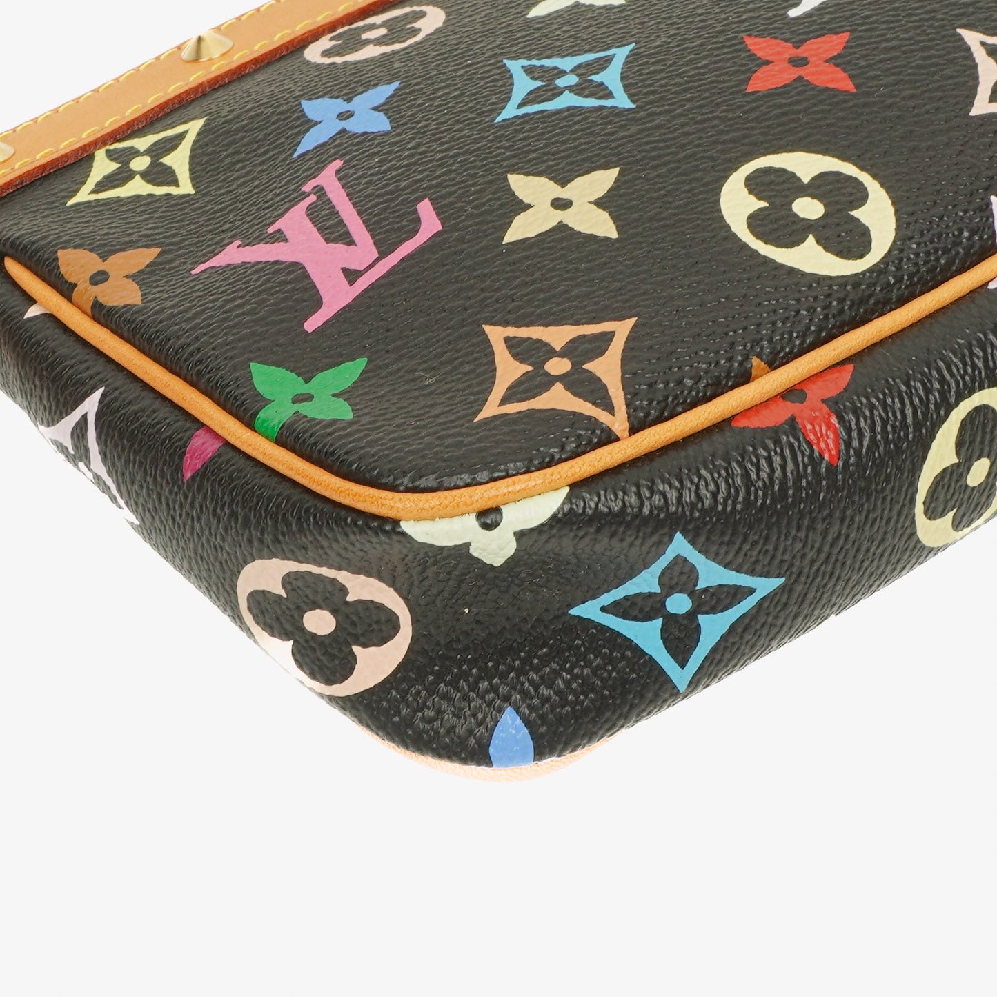Louis Vuitton Takashi Murakami Pochette Accessoire Multicolor Clutch Handbag