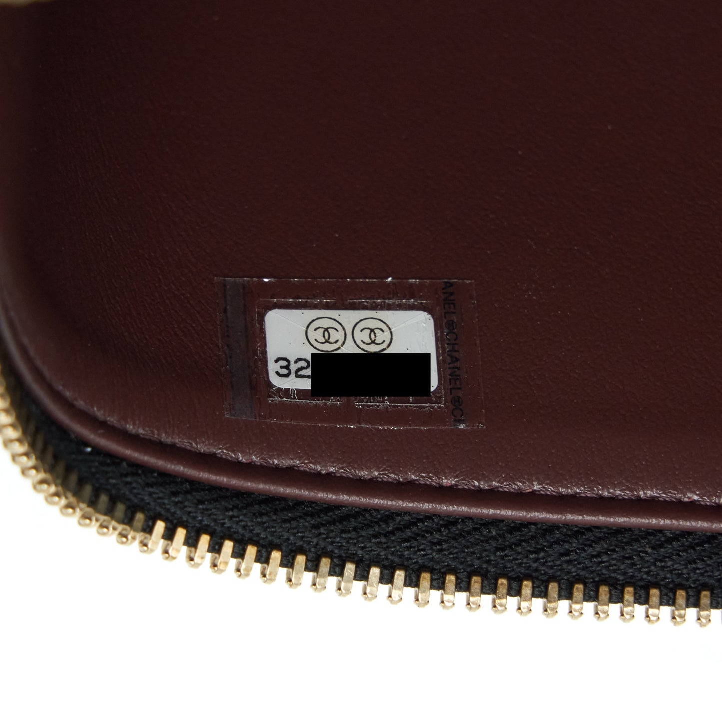 Chanel 22S Long Vanity With Chain Caviar Black L