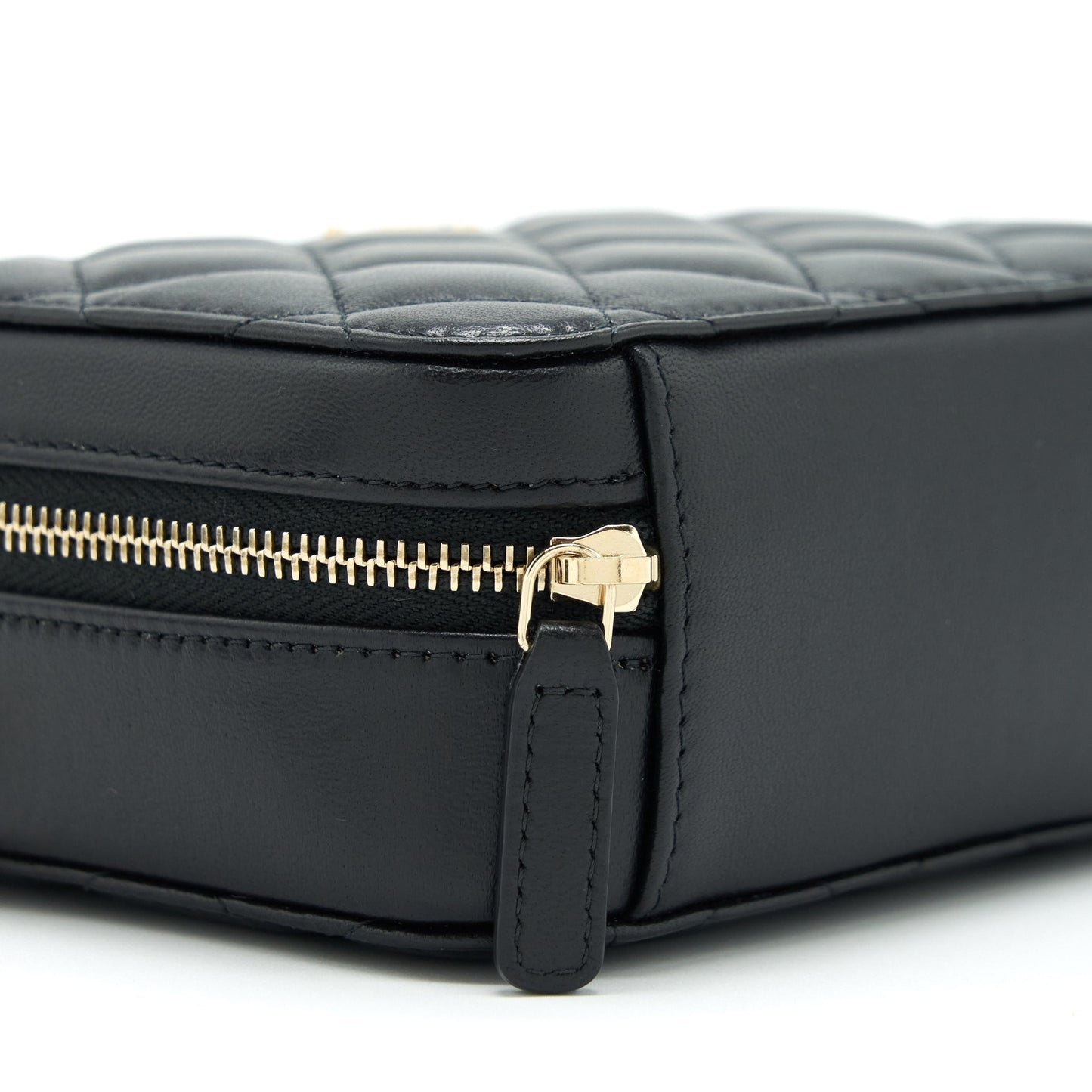 Chanel Pearl Crush Camera Bag Lambskin Black