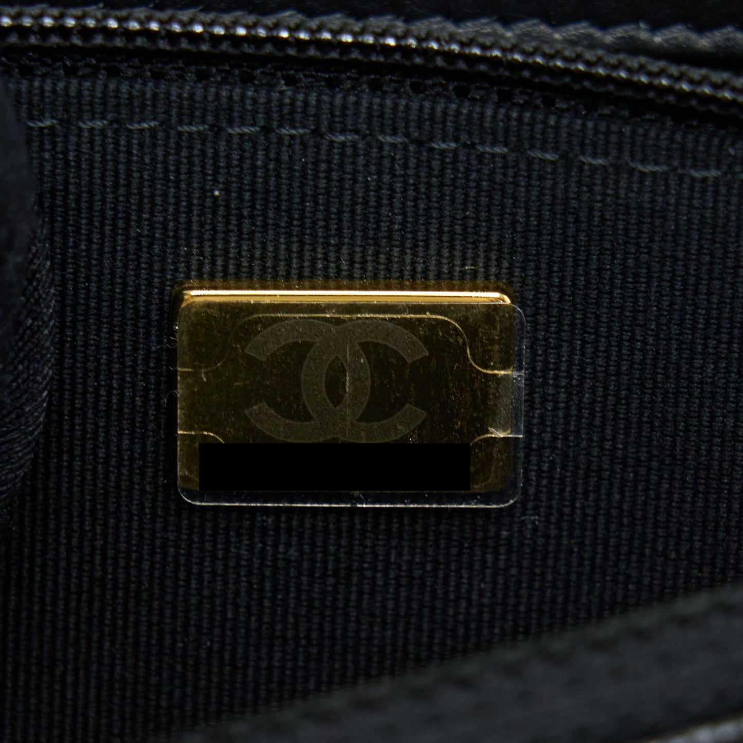 Chanel Top Handle Wallet On Chain Caviar Black