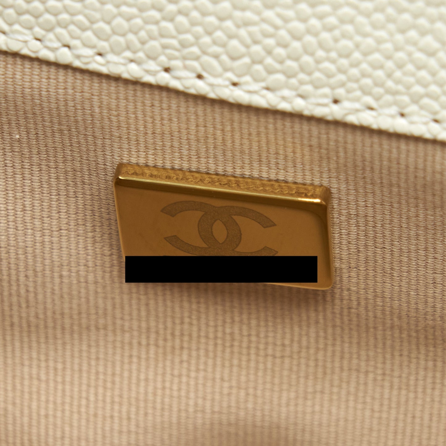 Chanel 22S Melody Medium Flap Bag Caviar White  (Microchip)