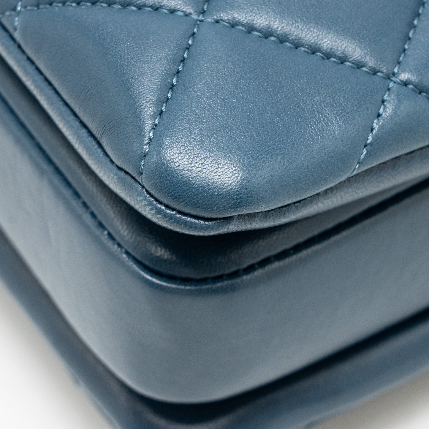 Chanel Small Trendy CC Flap Bag Lambskin Blue