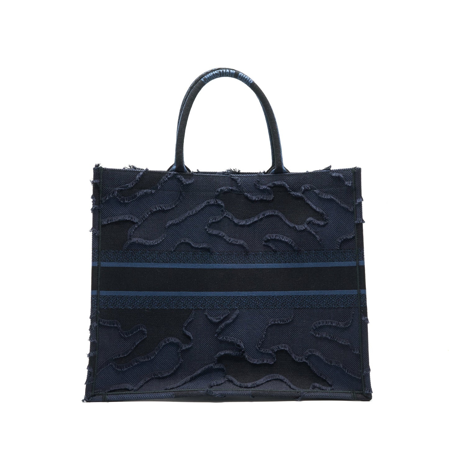 Christian Dior Book Tote Denim Blue