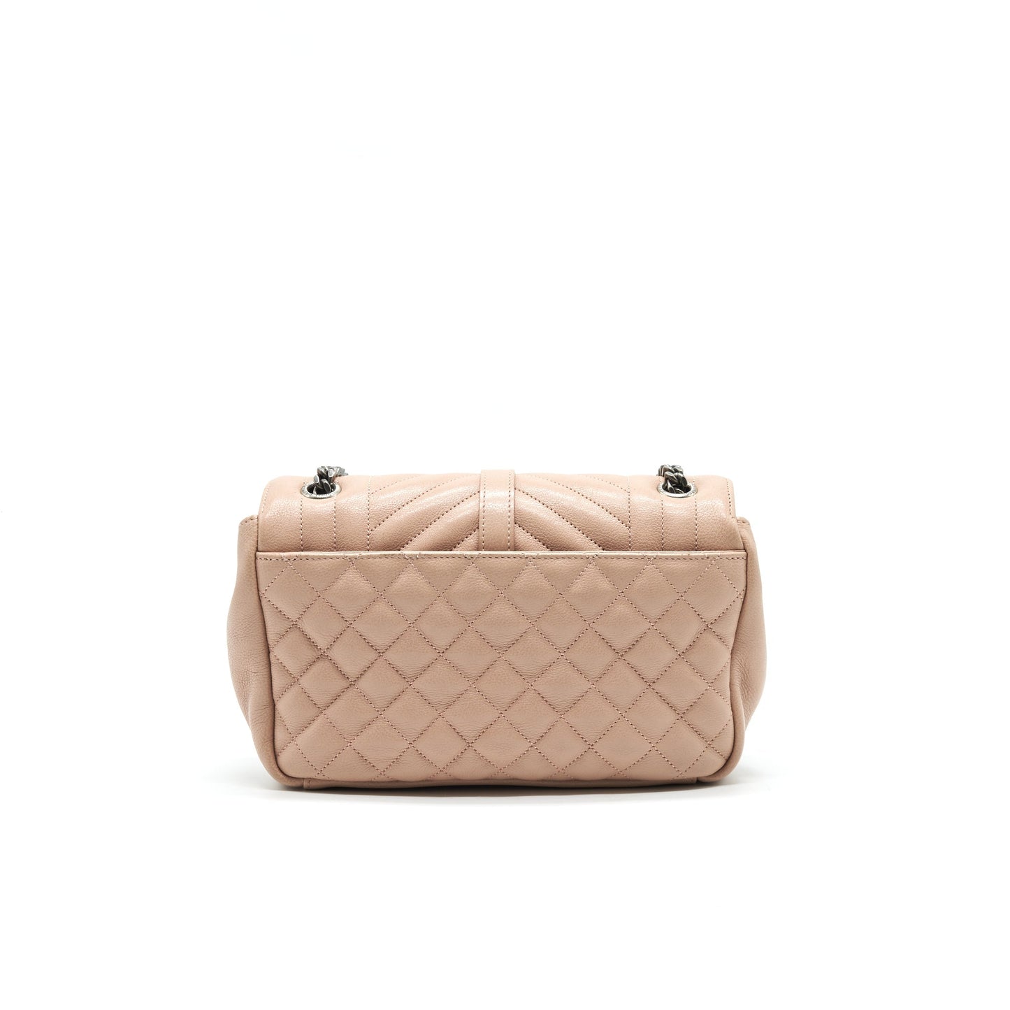 Saint Laurent Monogram Envelope Purse Dusty Rose