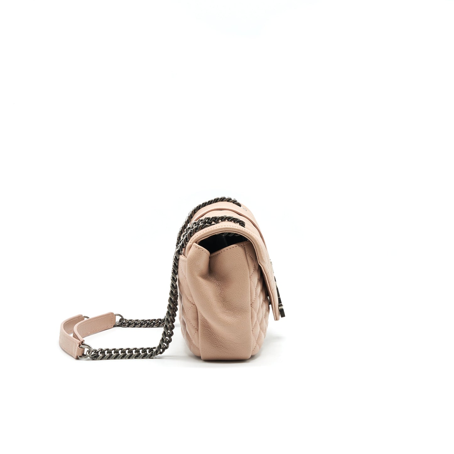 Saint Laurent Monogram Envelope Purse Dusty Rose