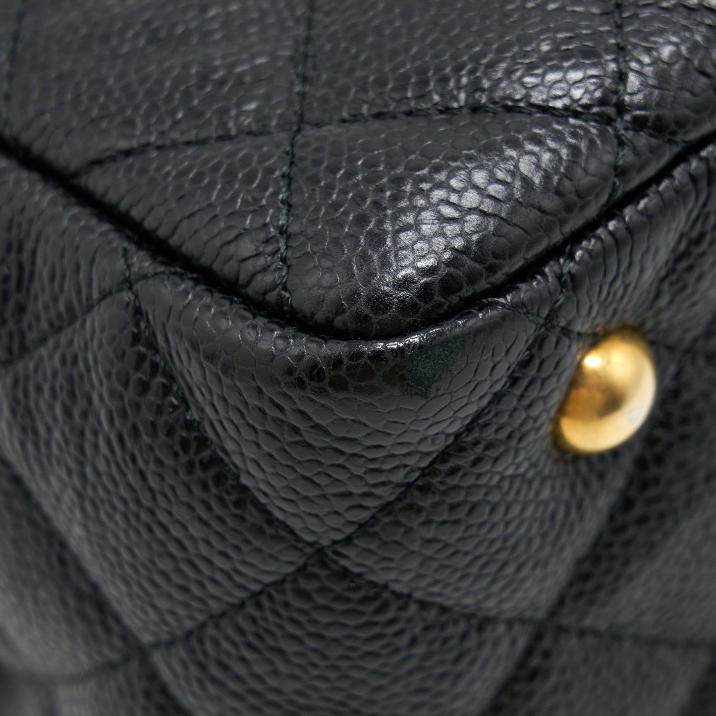 Chanel Shopping Tote Bag Caviar Black