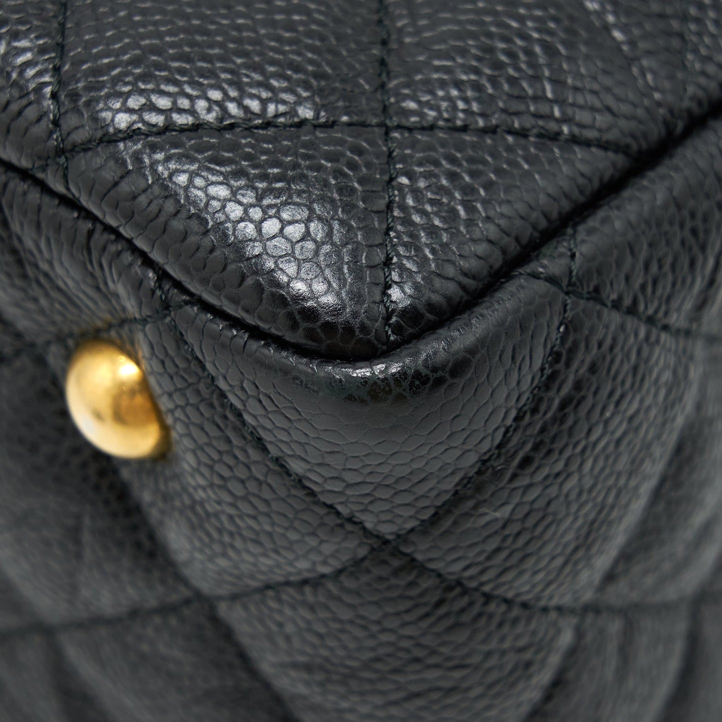 Chanel Shopping Tote Bag Caviar Black