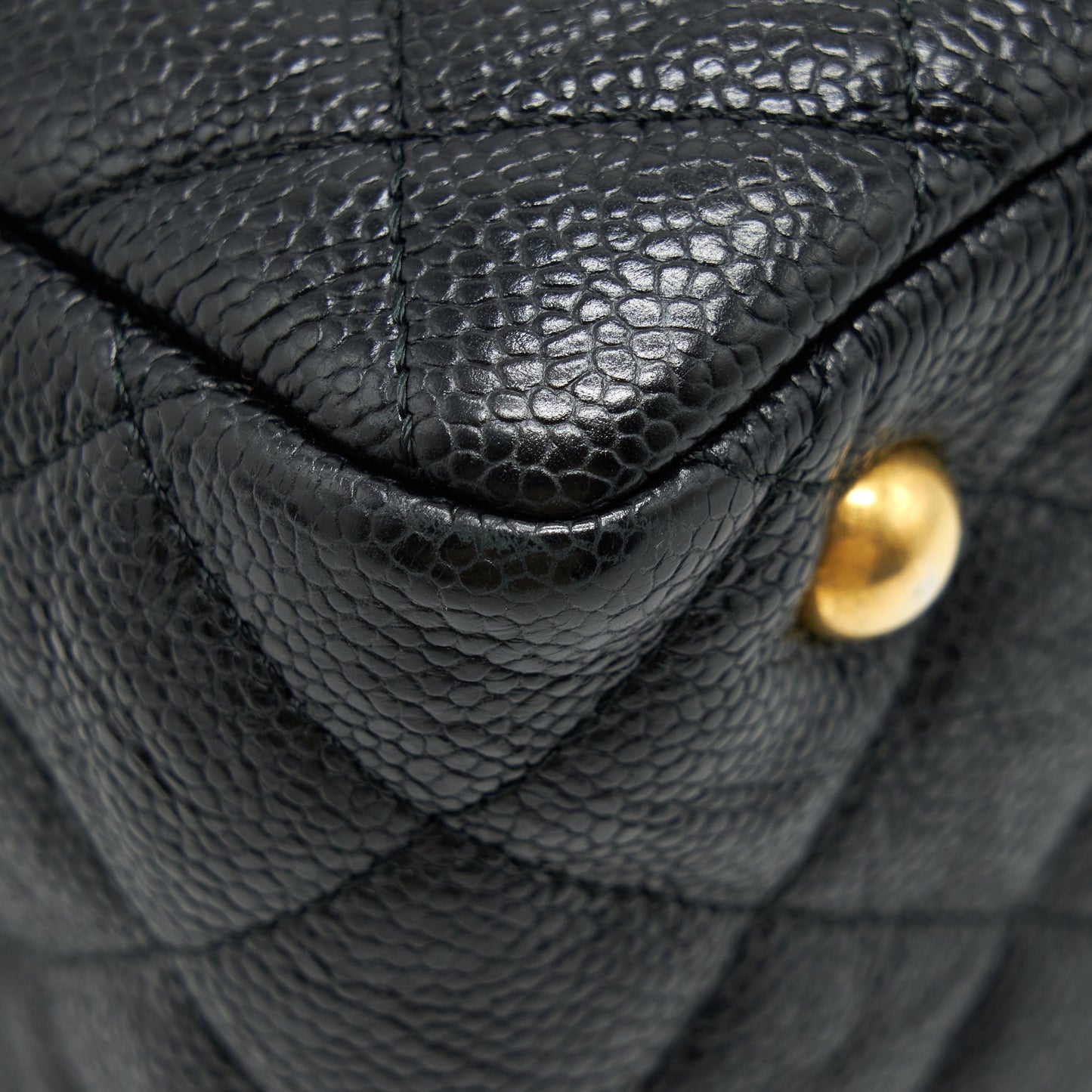 Chanel Shopping Tote Bag Caviar Black