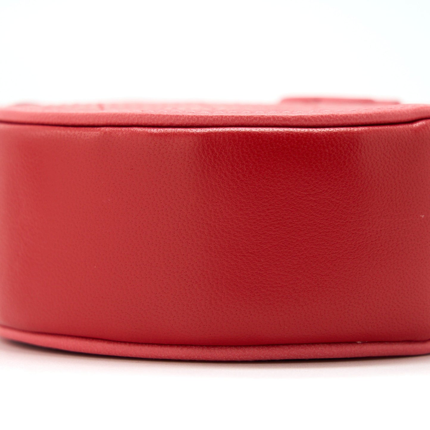 Chanel Round Crossbody Clutch Lambskin Red/Pink
