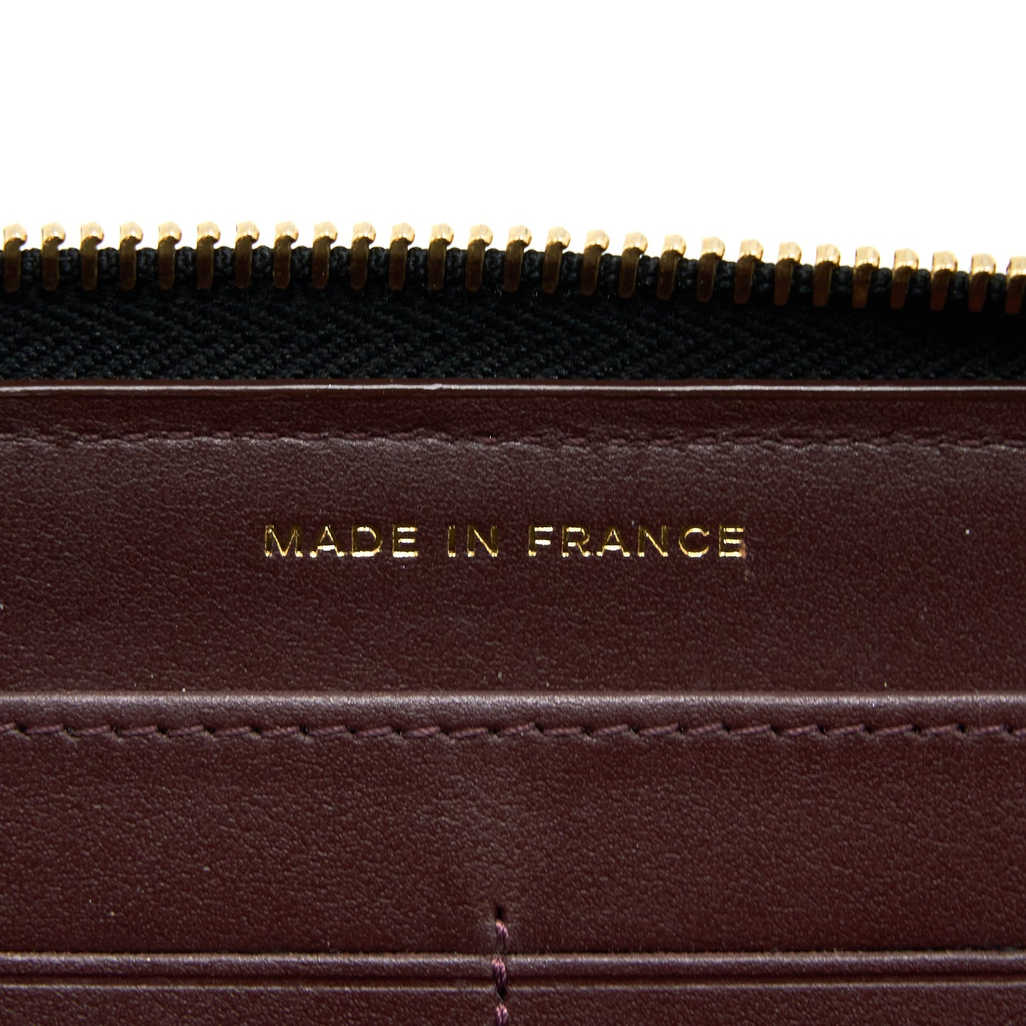 Chanel Zippy Long Wallet Caviar Black
