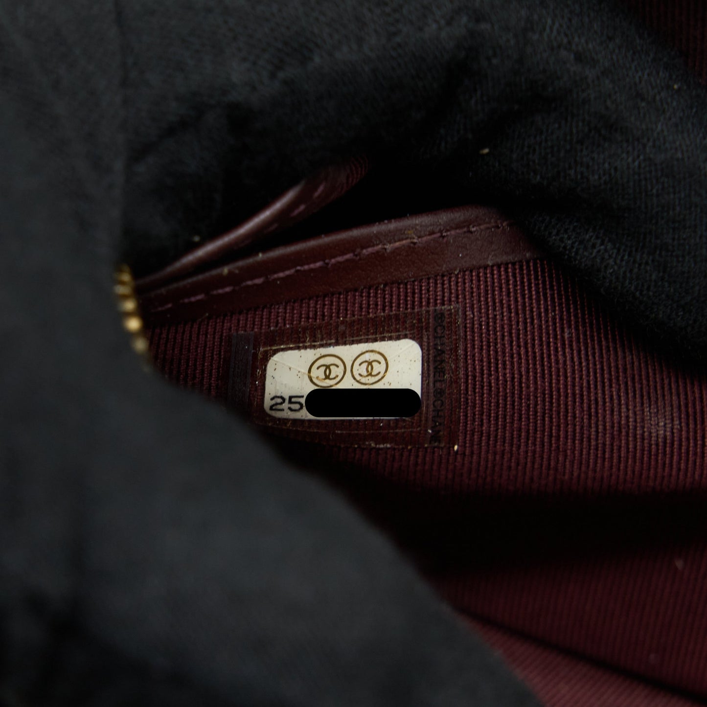 Chanel Zippy Long Wallet Caviar Black