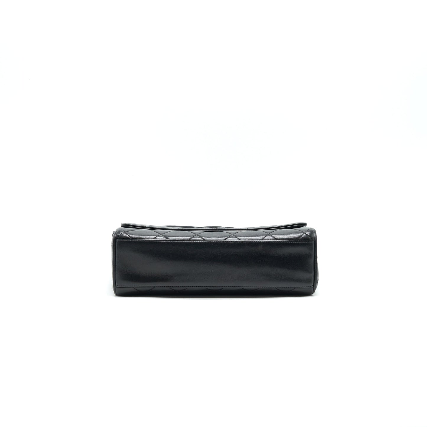 Chanel  CC Logo Flap Bag with Strap So black
