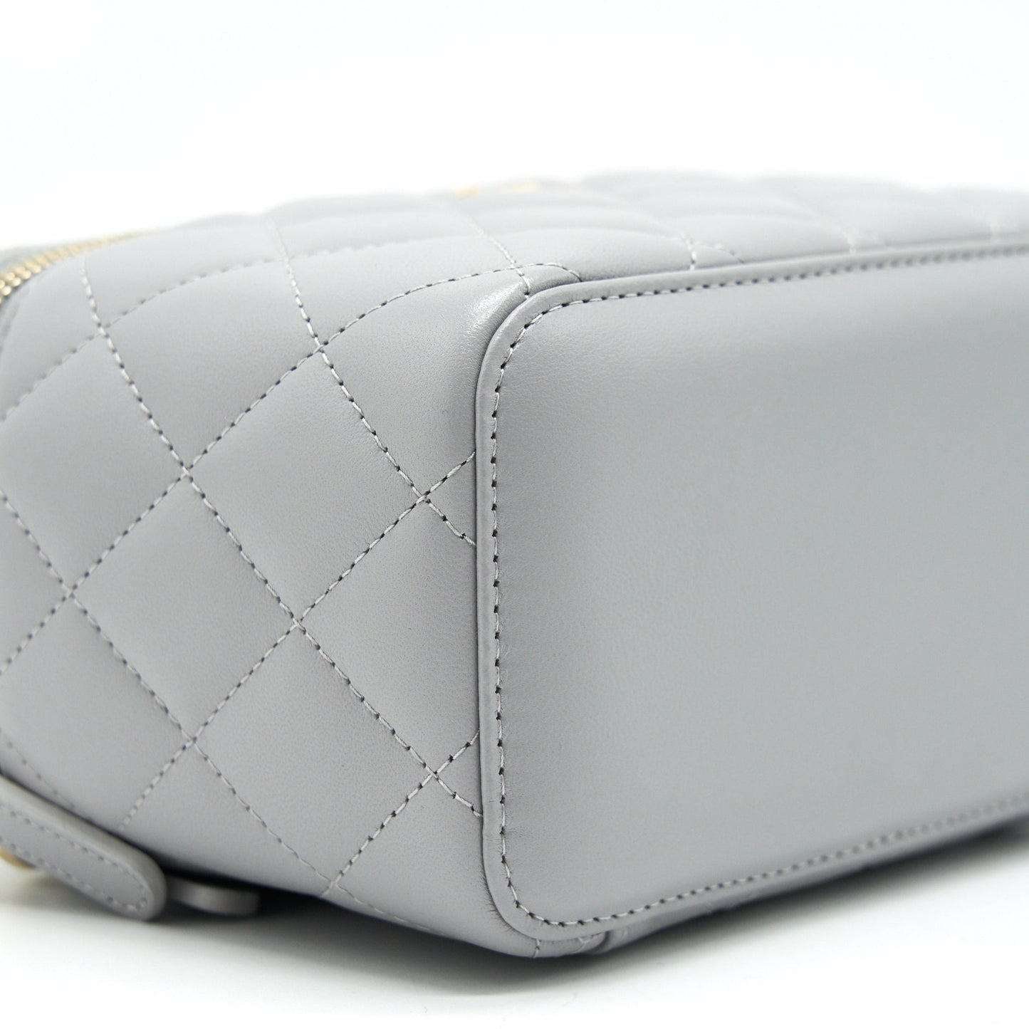 Chanel 21B Grey  Small long Vanity