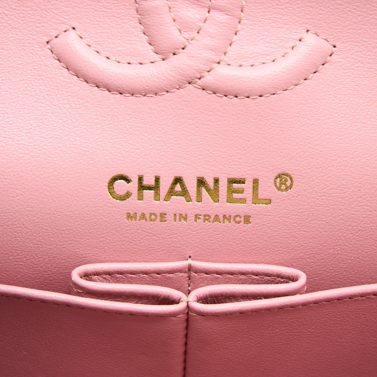 Chanel 22C Small Classic Double Flap Bag Caviar Pink L (Microchip)