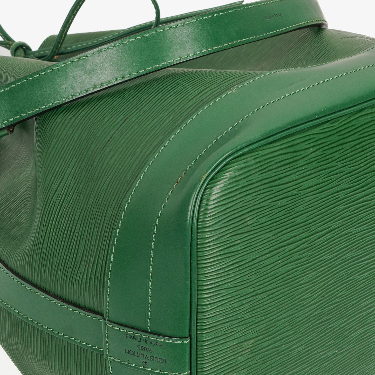 Louis Vuitton Noe Grande GM Green EPI Leather Shoulder Bag