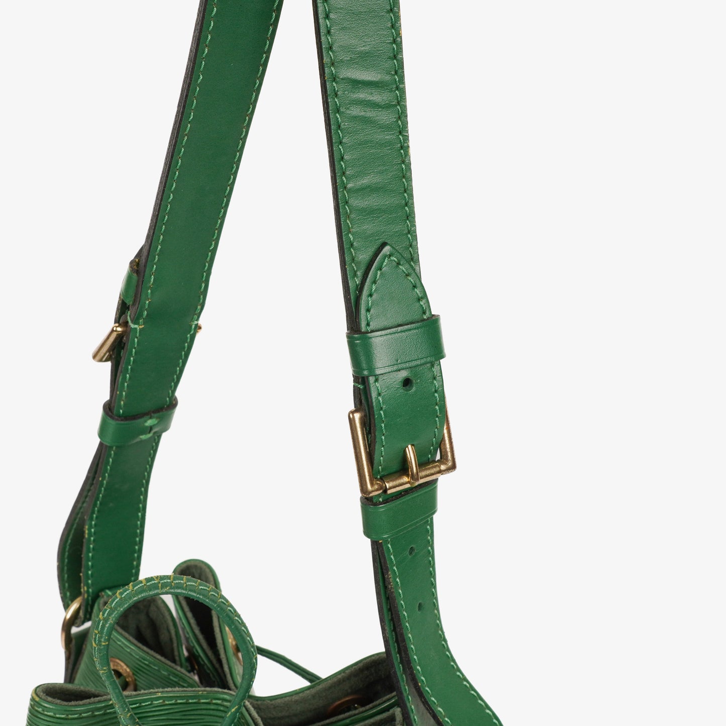 Louis Vuitton Noe Grande GM Green EPI Leather Shoulder Bag