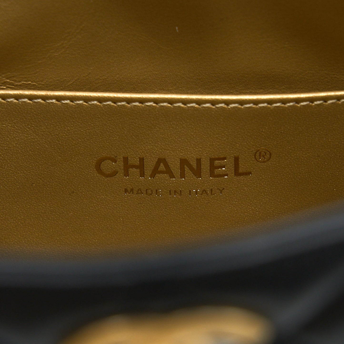 Chanel Pearl Crush Hobo Bag Lambskin Black  (Microchip)