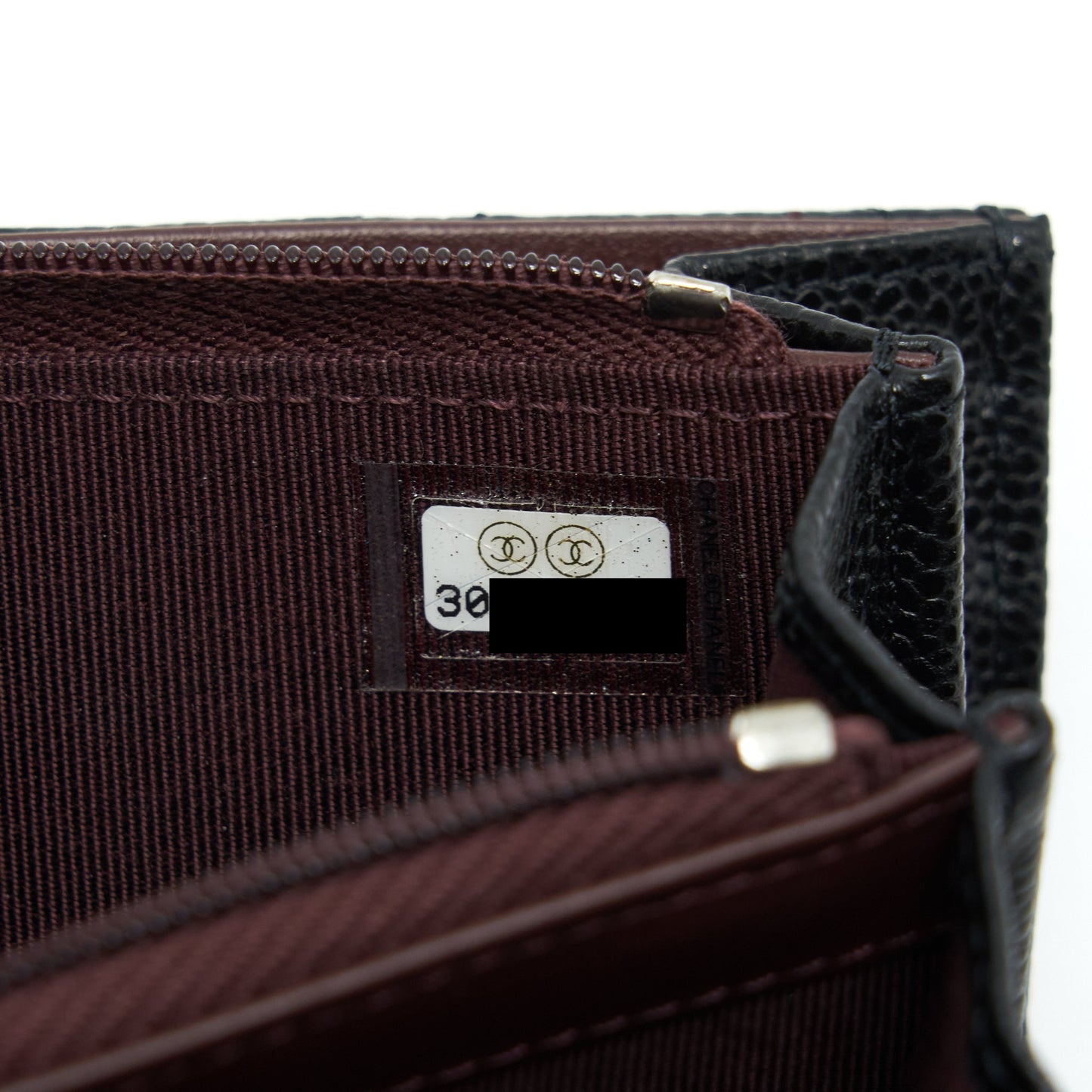 Chanel Flap Wallet Caviar Black