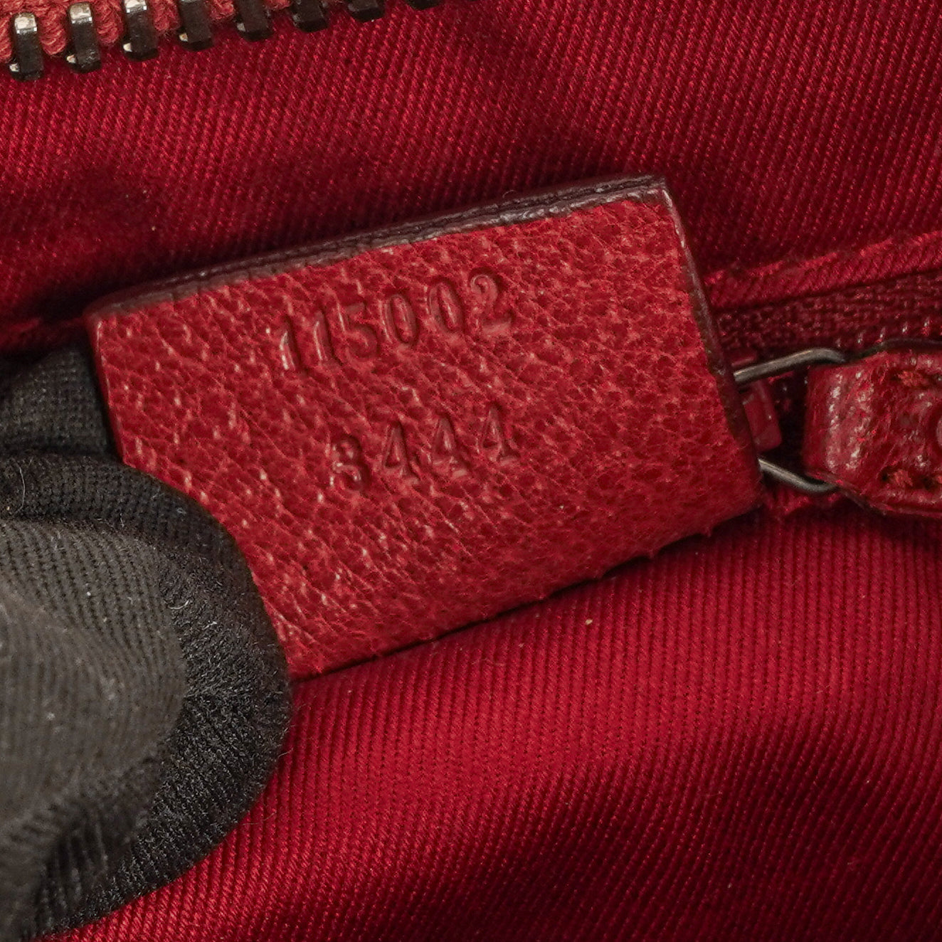 Gucci Handle Ring Red Hobo Bag