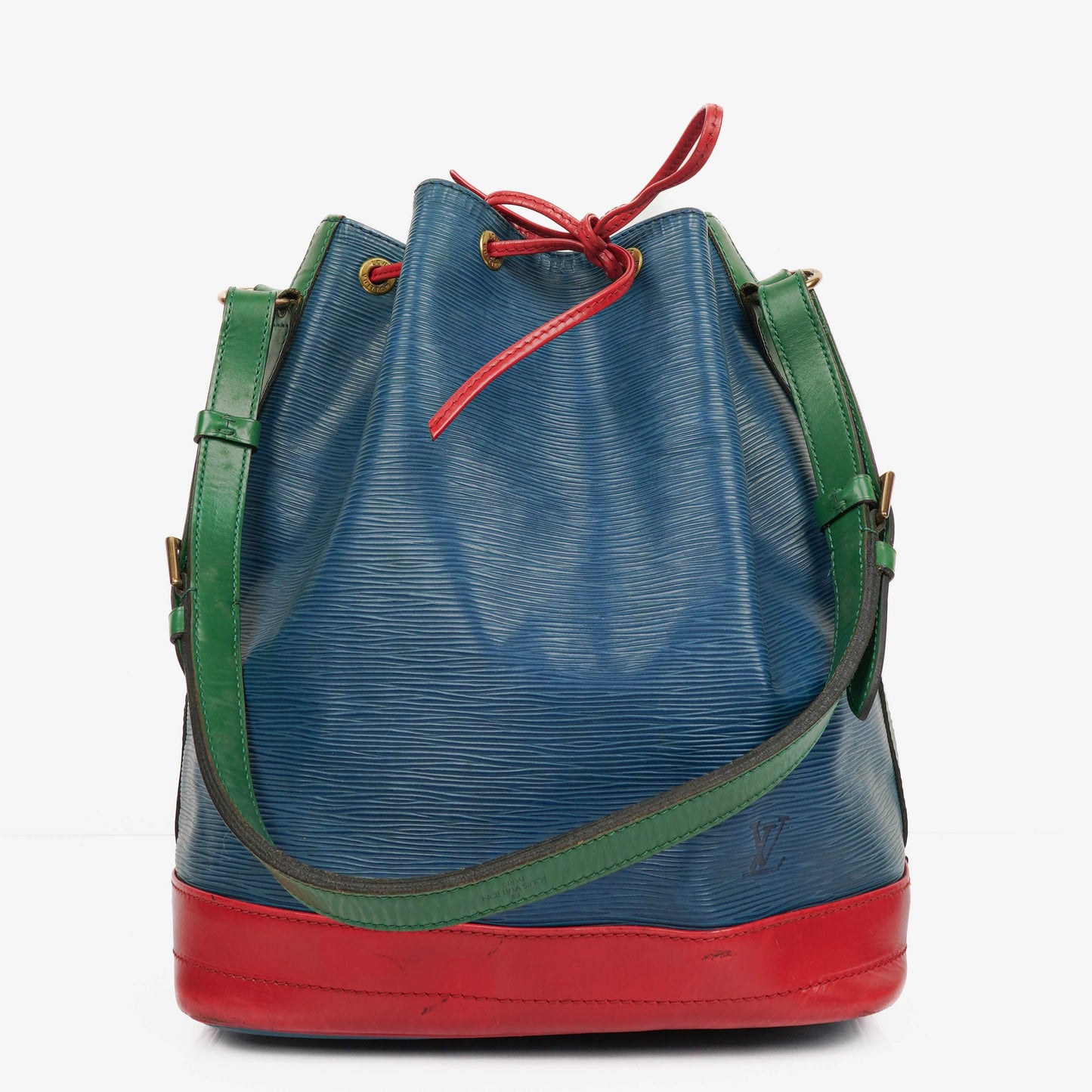 Louis Vuitton Noe Grande GM Multicolour Blue/Green/Red Epi Leather Shoulder Bag