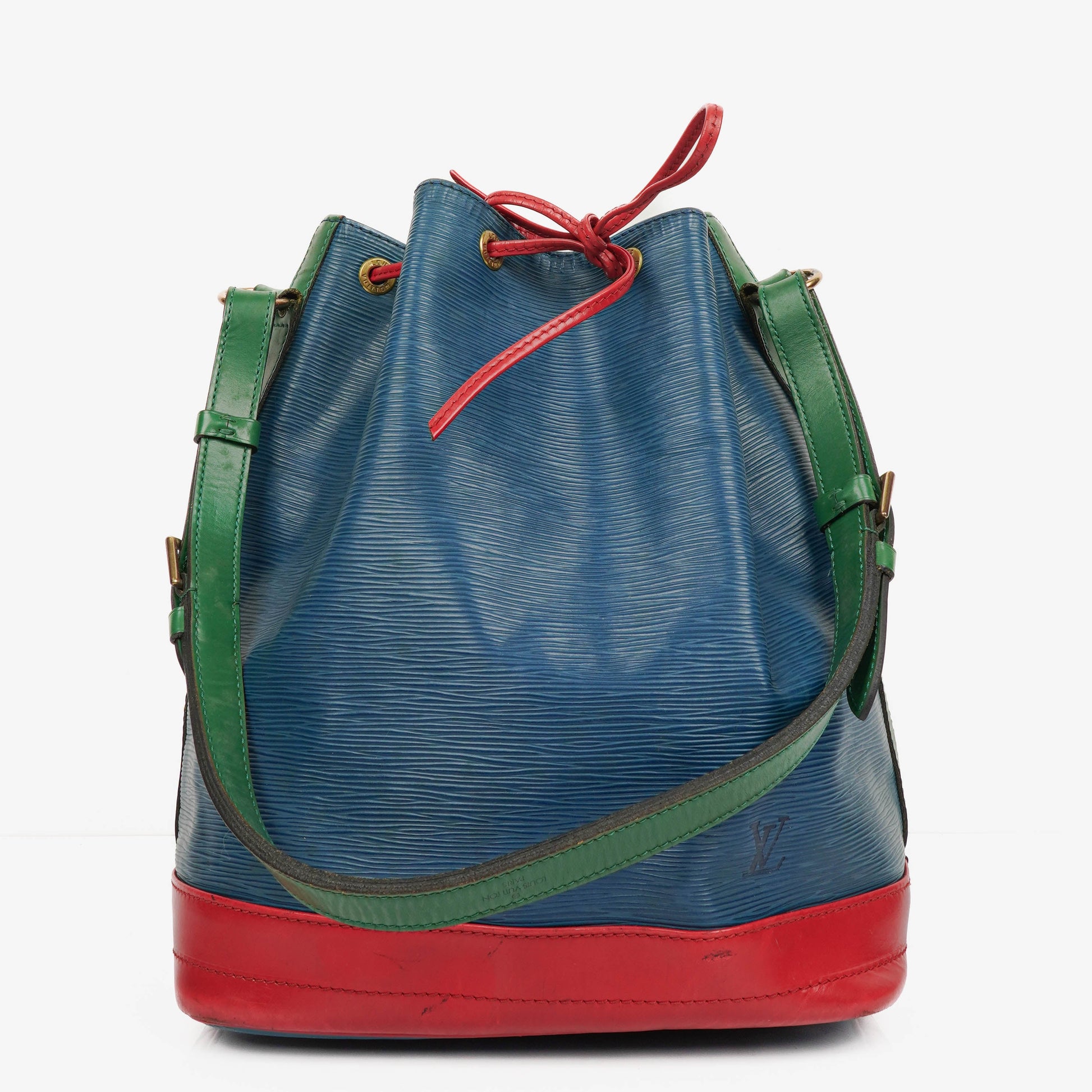 Louis Vuitton Noe Grande GM Multicolour Blue/Green/Red Epi Leather Shoulder Bag