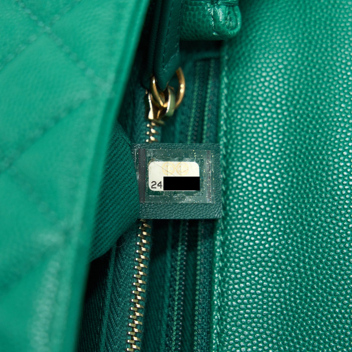 Chanel Cocohandle Flap Bag Medium Green with