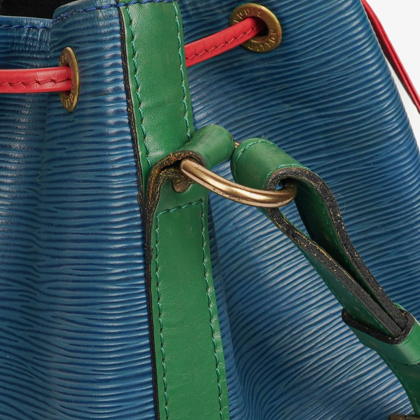 Louis Vuitton Noe Grande GM Multicolour Blue/Green/Red Epi Leather Shoulder Bag