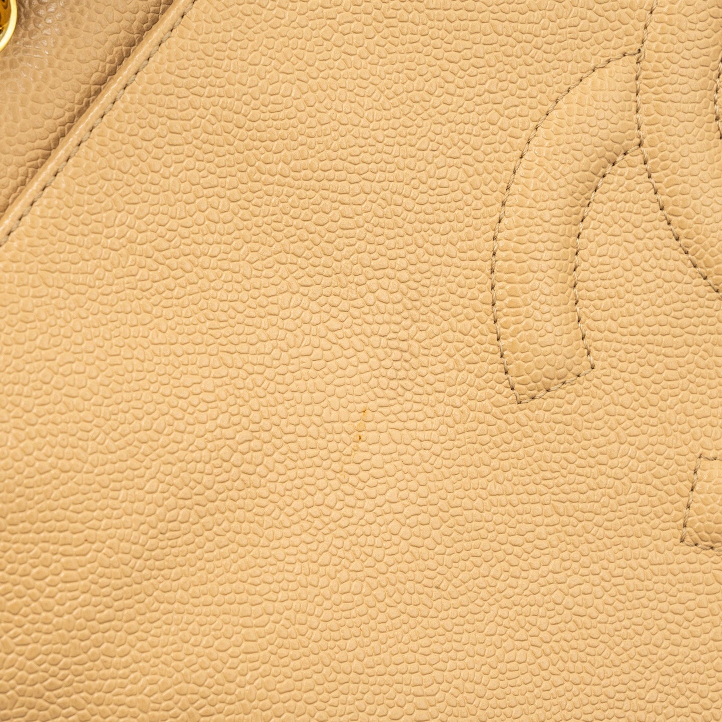 Chanel  Tote Bag Caviar Beige