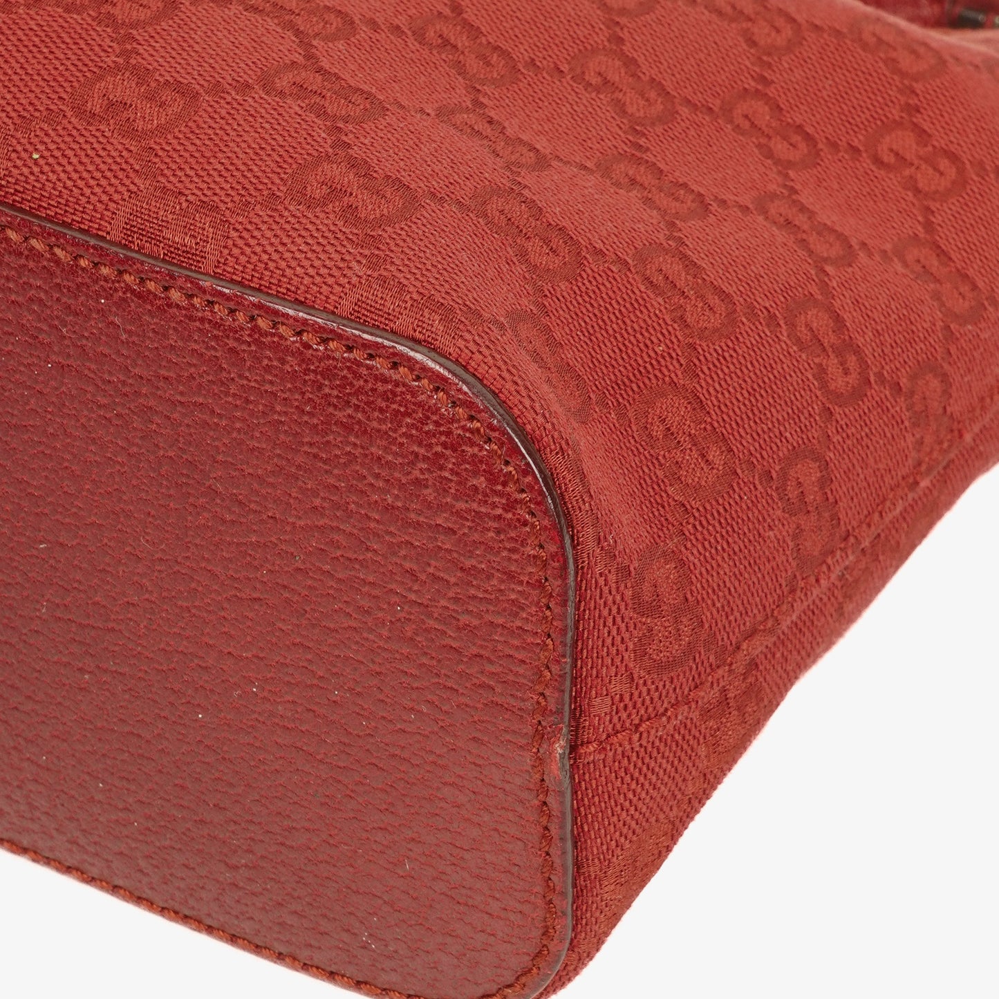 Gucci Handle Ring Red Hobo Bag