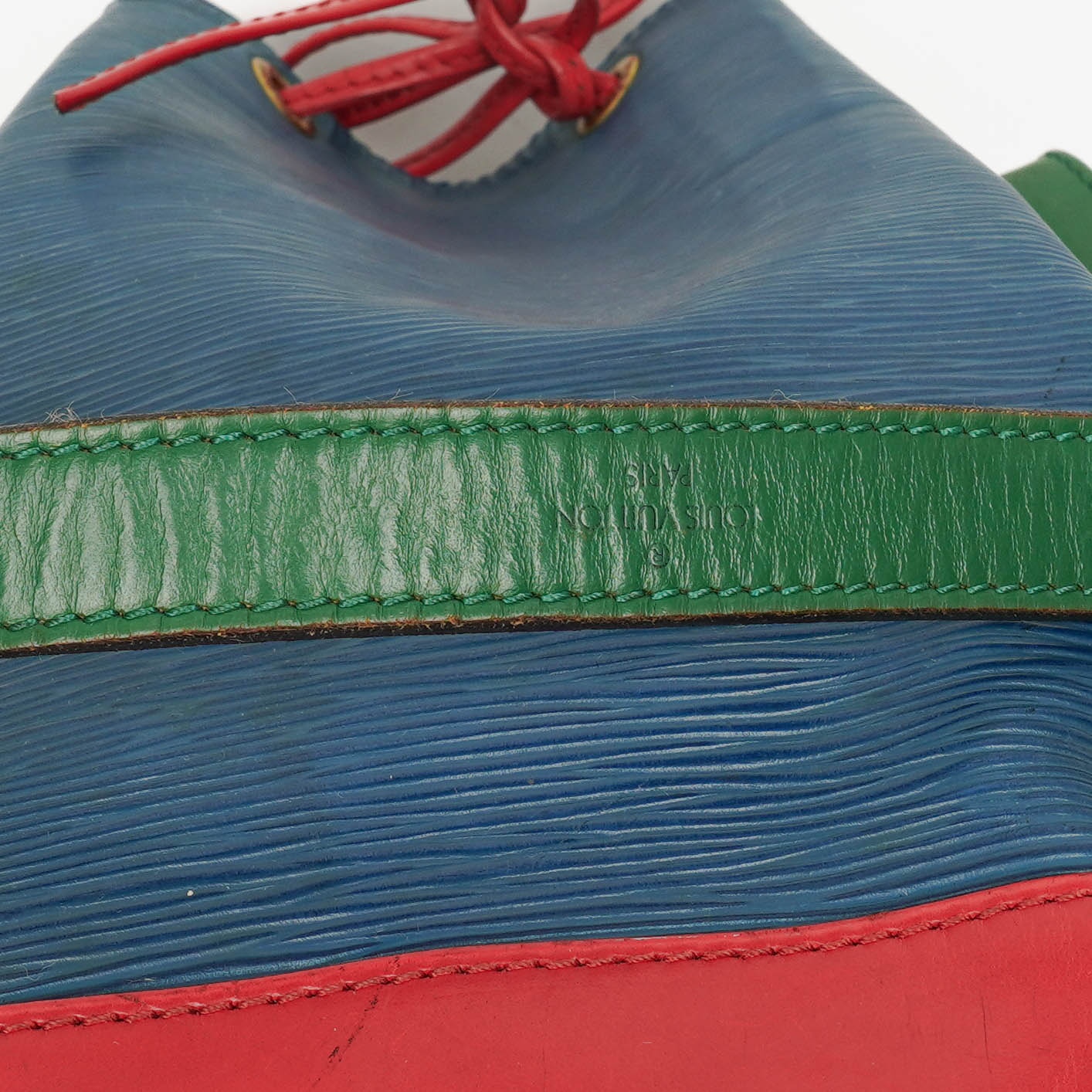 Louis Vuitton Noe Grande GM Multicolour Blue/Green/Red Epi Leather Shoulder Bag