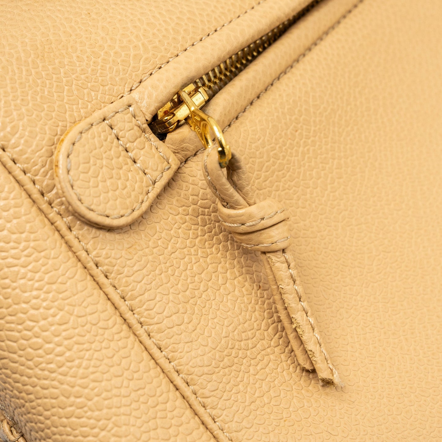 Chanel  Tote Bag Caviar Beige