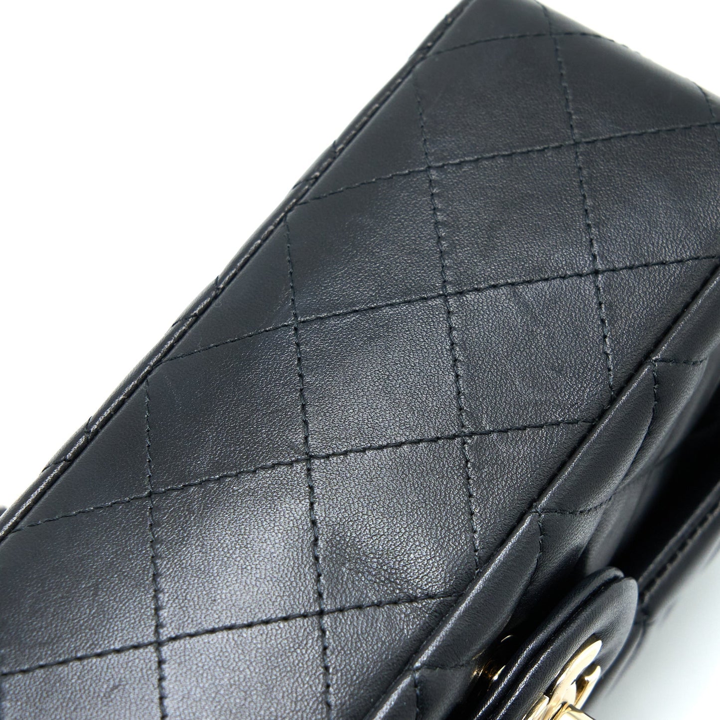Chanel Mini Rectangular with Coco Bag Charm Limited Edition Lambskin Black L