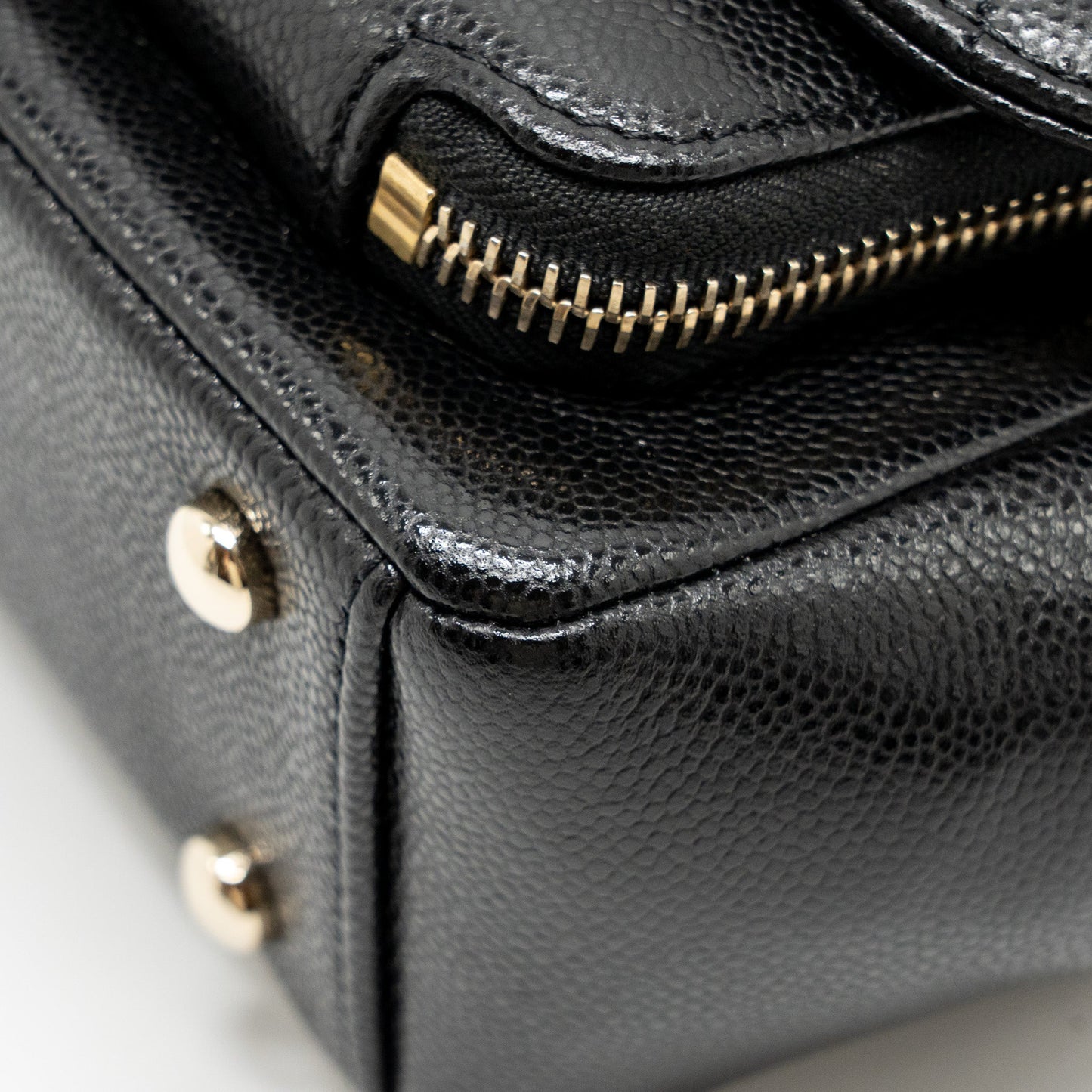 Chanel Small Business Affinity Caviar Black L (Microchip)