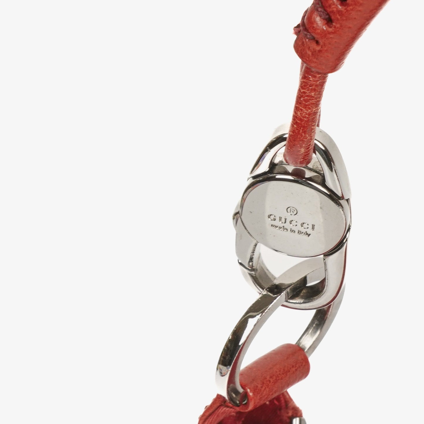 Gucci Handle Ring Red Hobo Bag