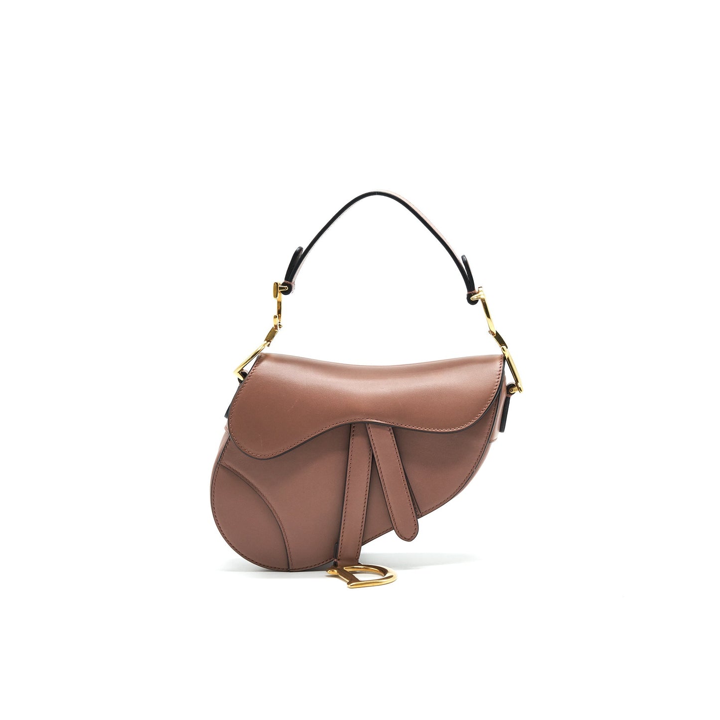 Dior Small Saddle Purse Rose Taupe