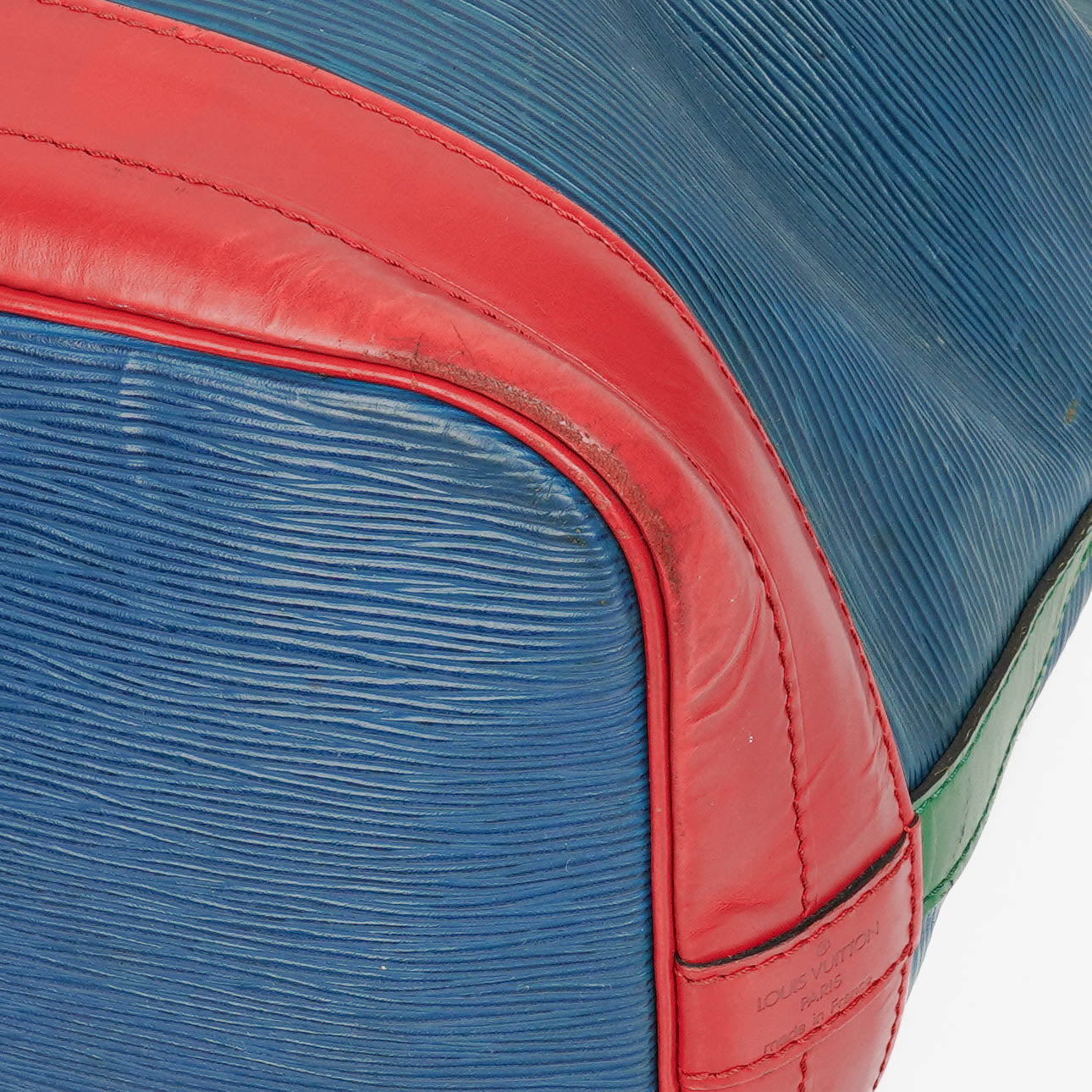Louis Vuitton Noe Grande GM Multicolour Blue/Green/Red Epi Leather Shoulder Bag