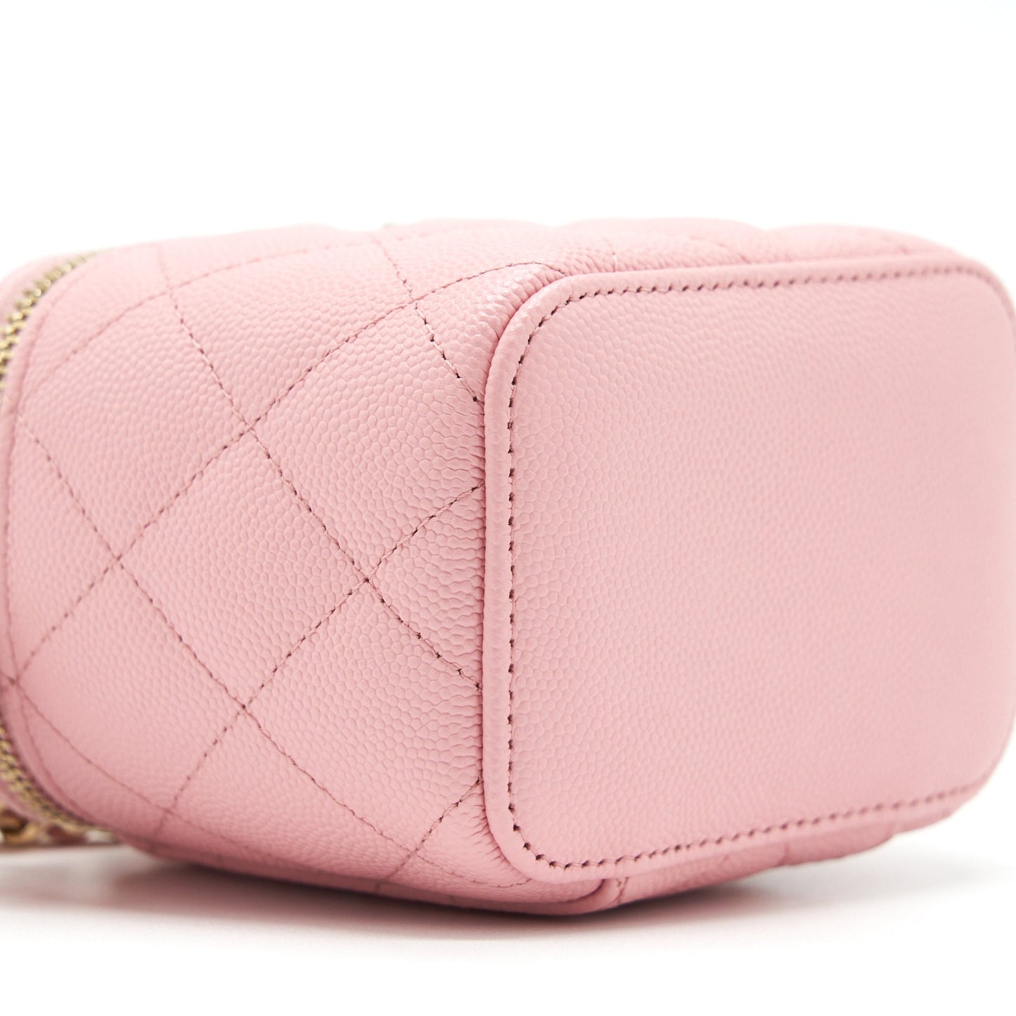 Chanel 22C Mini Vanity With Chain Caviar Pink L