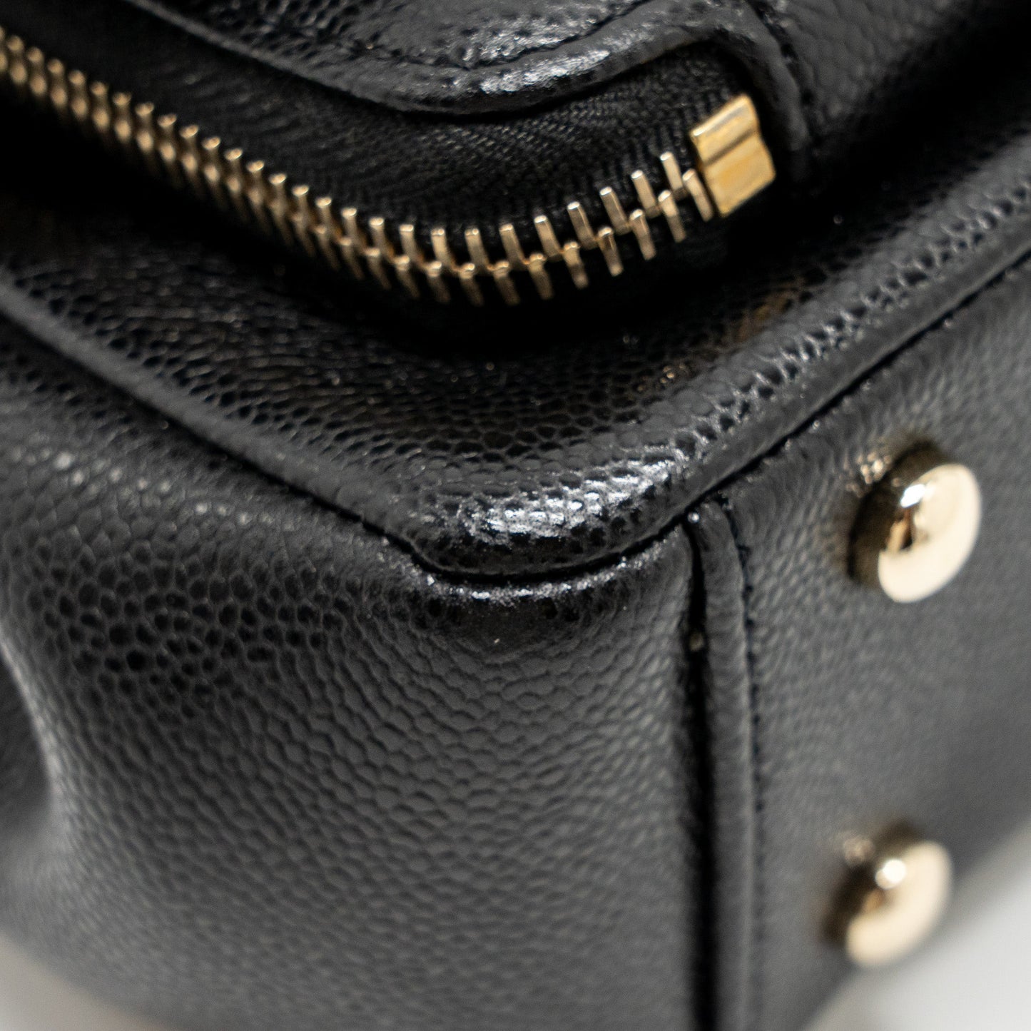 Chanel Small Business Affinity Caviar Black L (Microchip)
