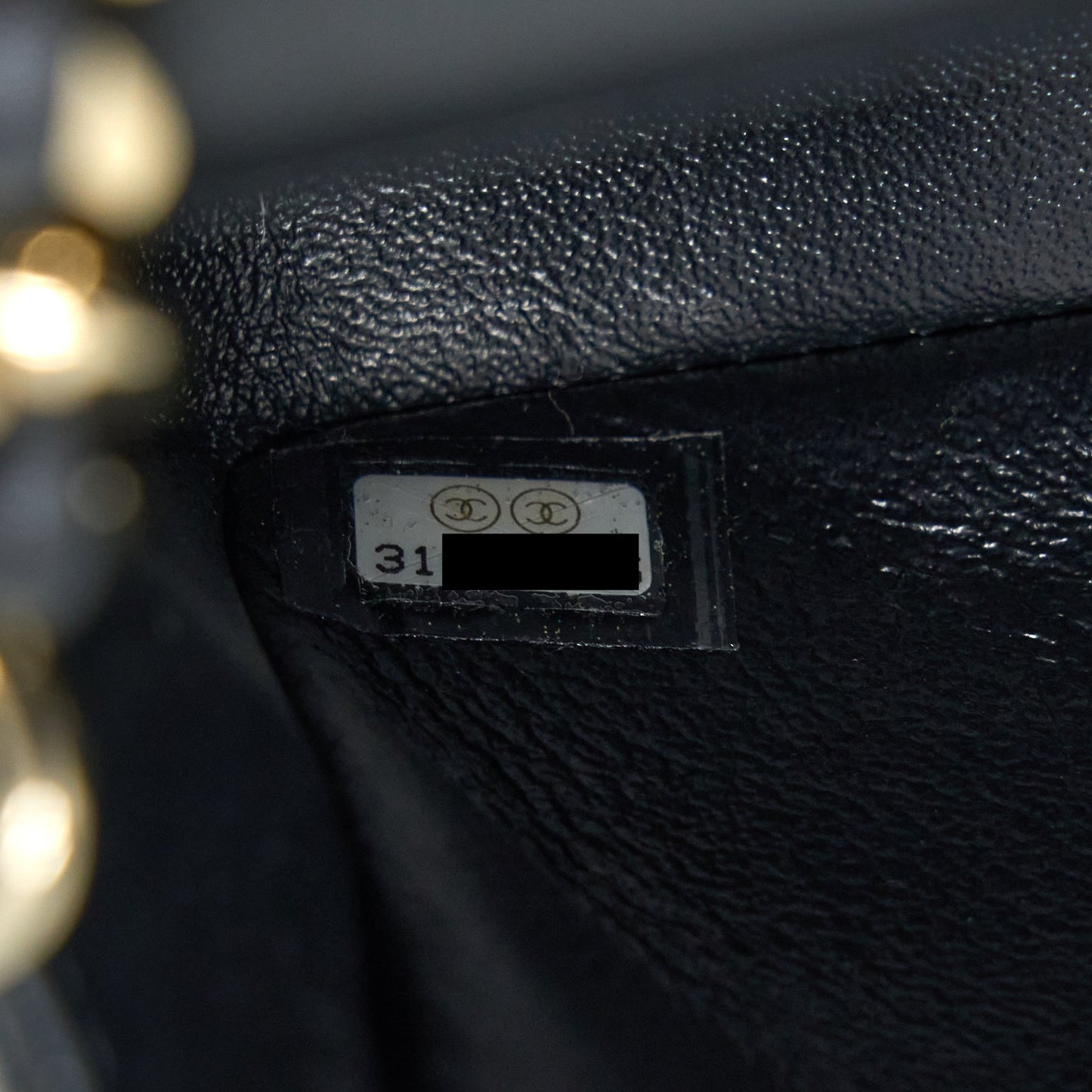 Chanel Mini Rectangular with Coco Bag Charm Limited Edition Lambskin Black L