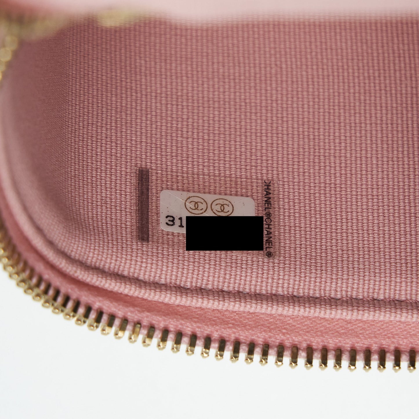 Chanel 22C Mini Vanity With Chain Caviar Pink L