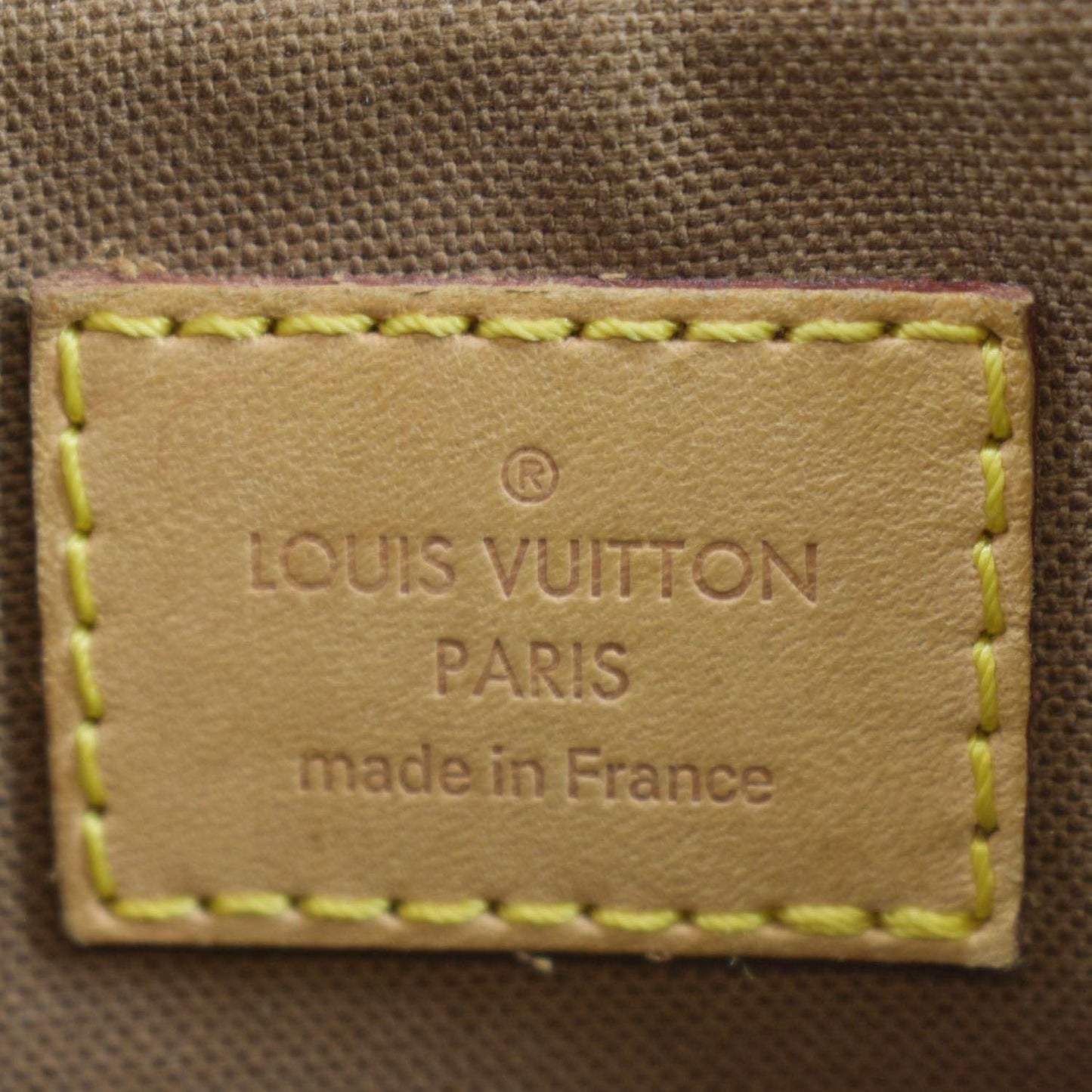 LOUIS VUITTON Tulum GM Monogram Canvas Crossbody Bag Brown
