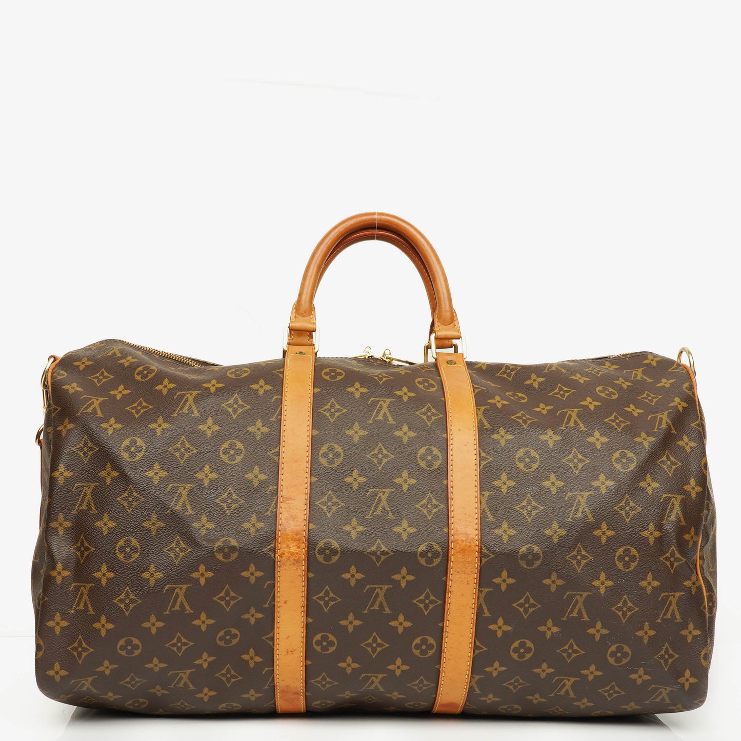 Louis Vuitton Keepall 55 & Bandoulière Monogram Canvas Travel Bag